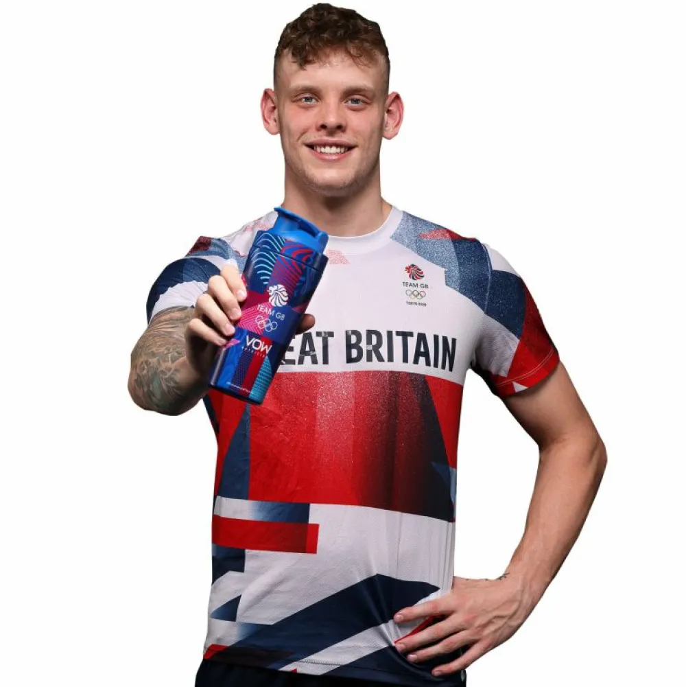 Team GB Buy a Strawberry & White Chocolate Protein Powder and Get a Shaker Bottle FREE