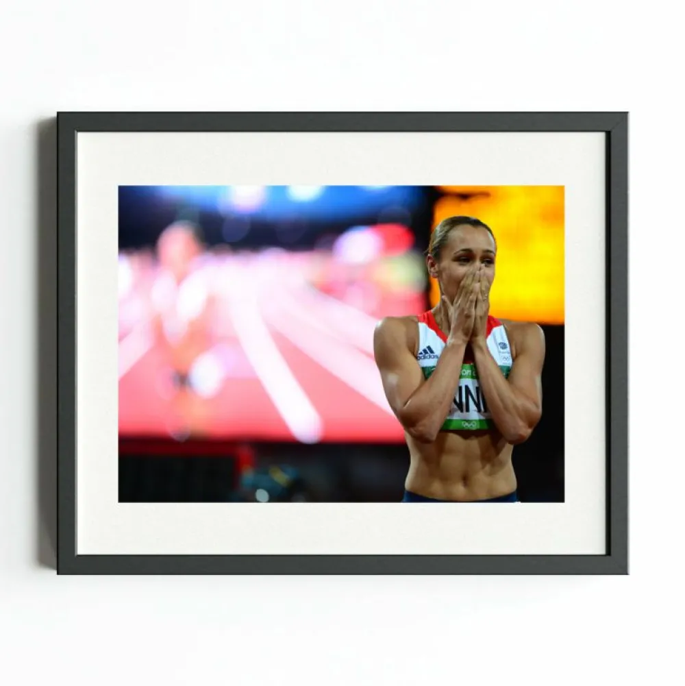 Team GB London 2012 Jessica Ennis Wins Heptathlon Art Print