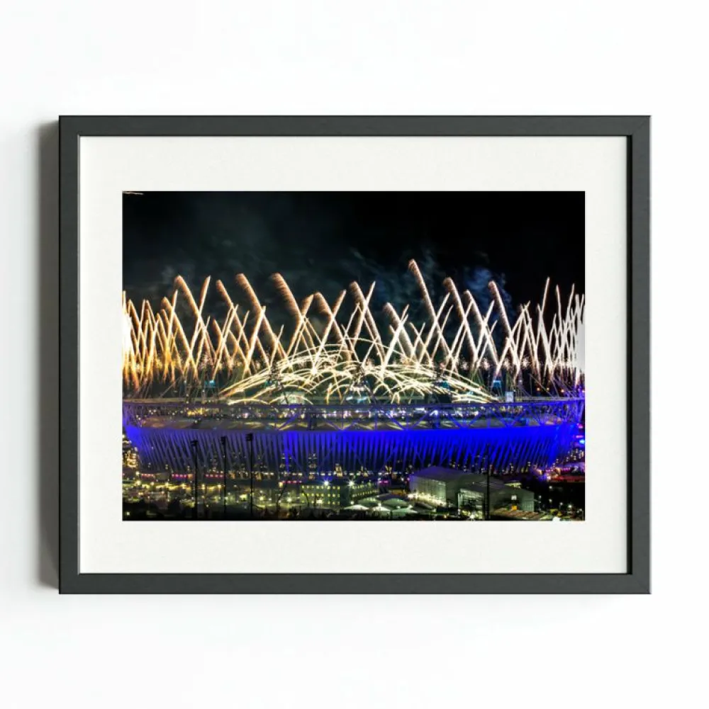 Team GB London 2012 Opening Ceremony Fireworks Art Print