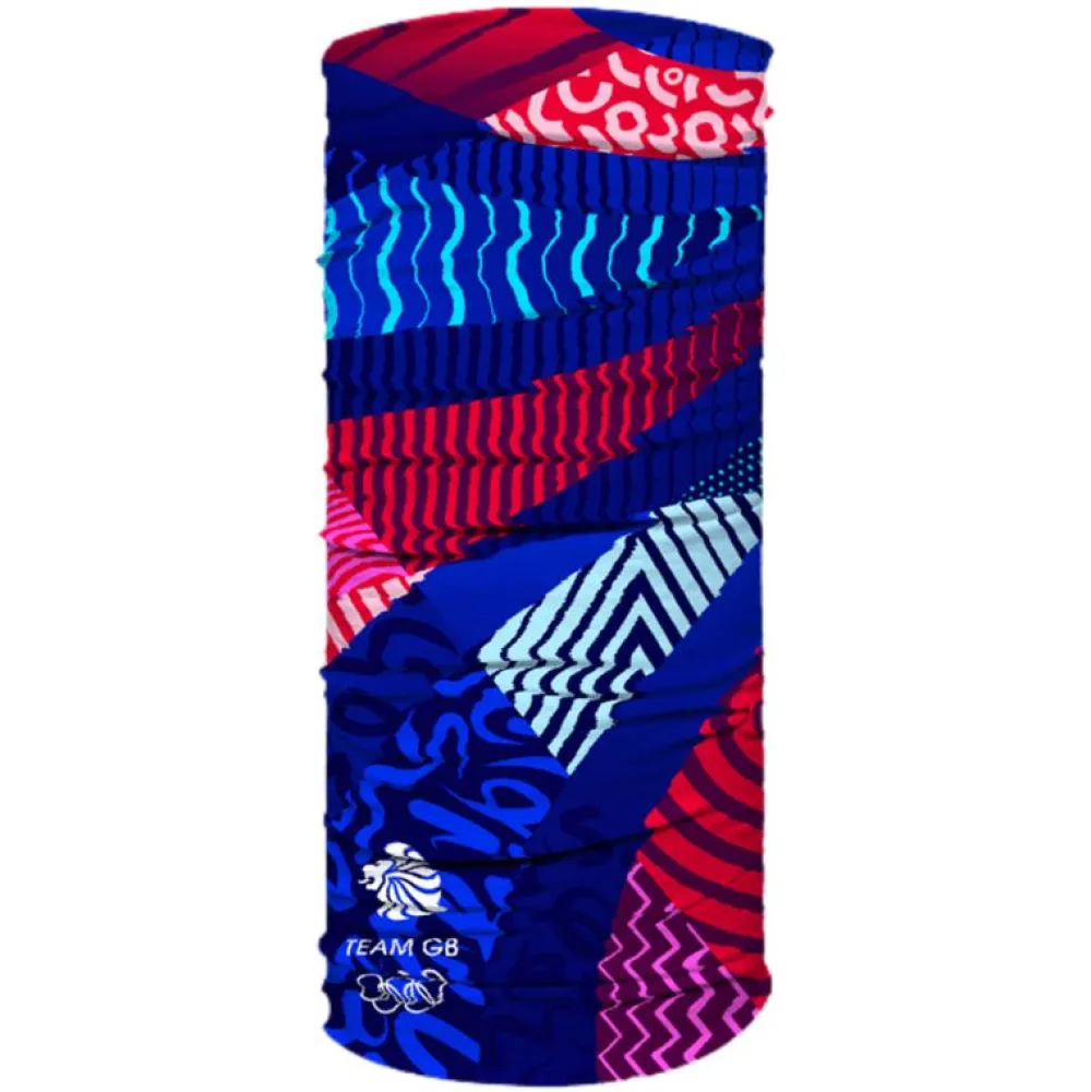 Team GB Abstract Lion Print Neck Sleeve