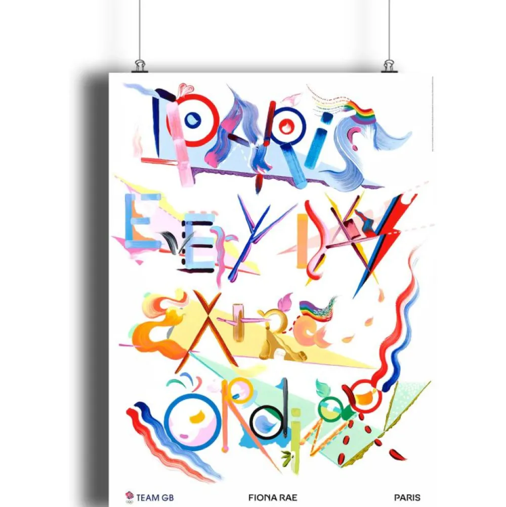Team GB Art Print - Paris Everyday Extraordinary by Fiona Rae from King & McGaw