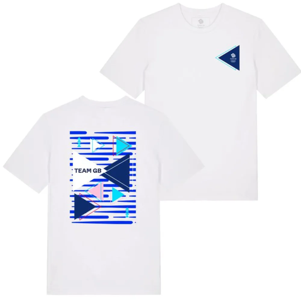 Team GB Celebrate Speed White T-shirt