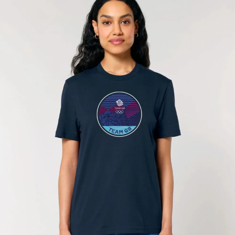Team GB Core Emblem T-Shirt Navy Blue