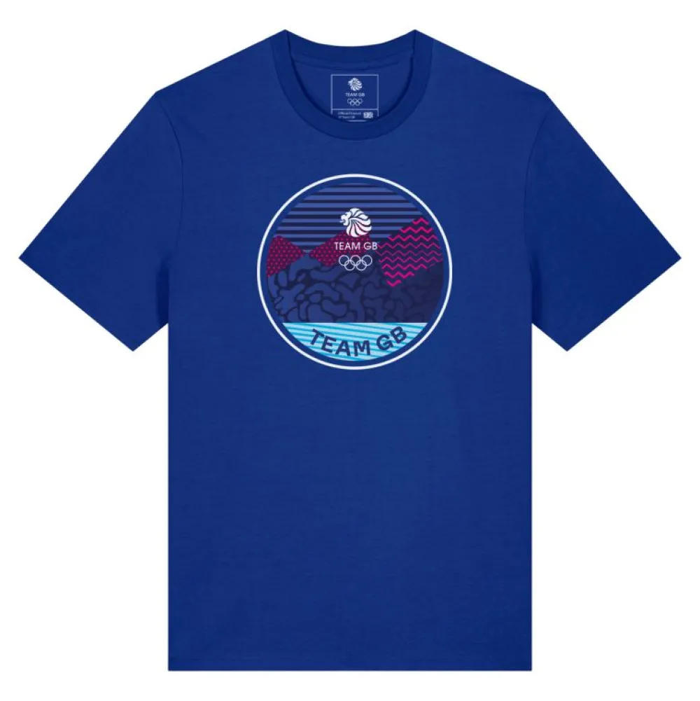 Team GB Core Emblem T-Shirt Royal Blue