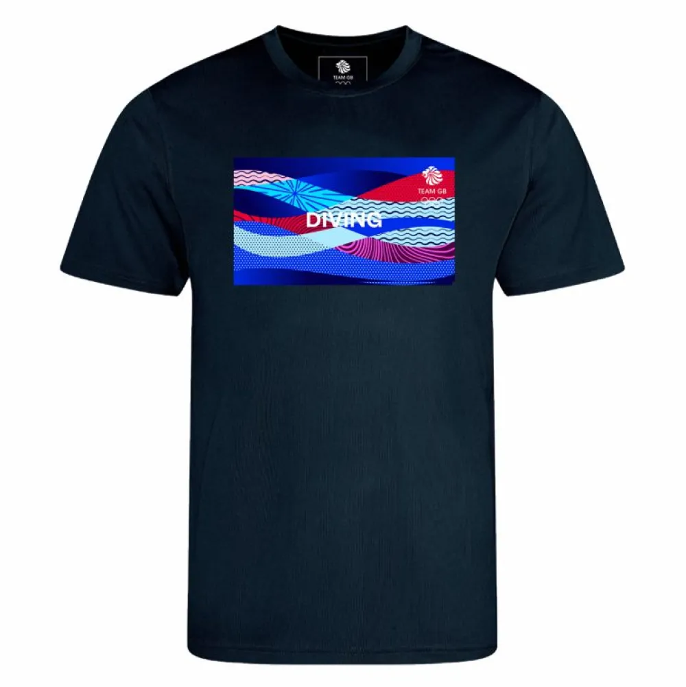 Team GB Diving Technical T-Shirt