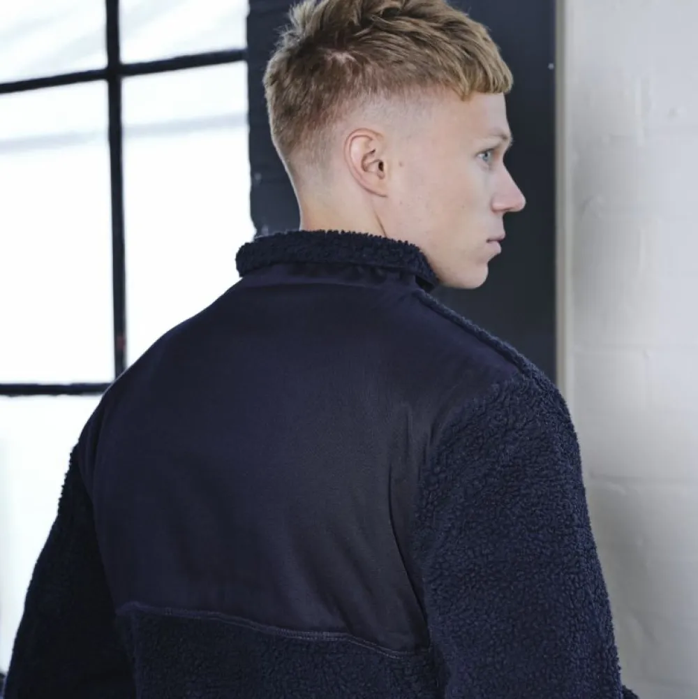 Team GB Embroidered Navy Sherpa Fleece