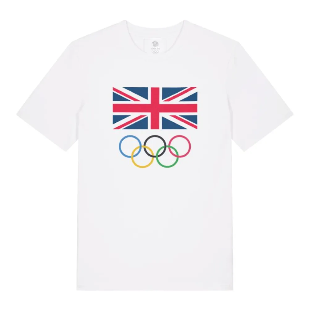 Team GB Large Union White T-shirt