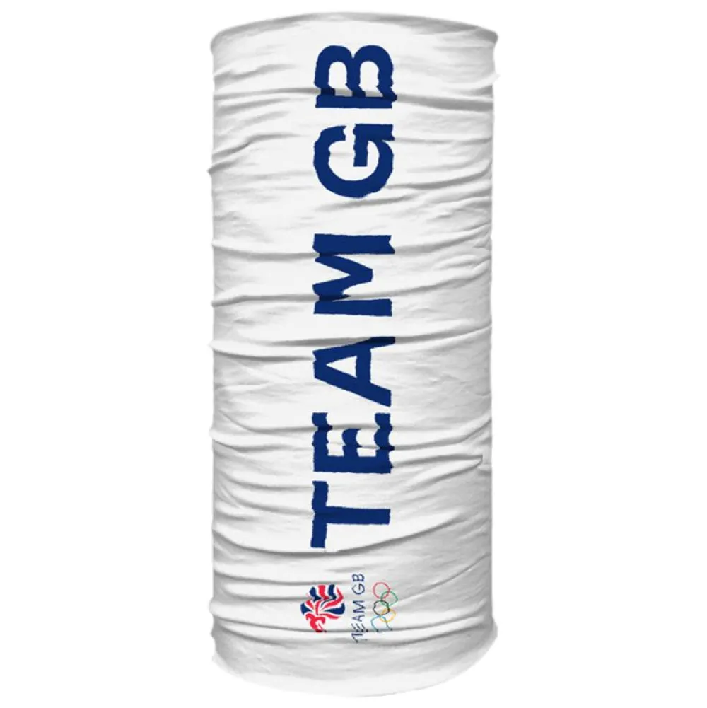 Team GB Logo Neck Sleeve White