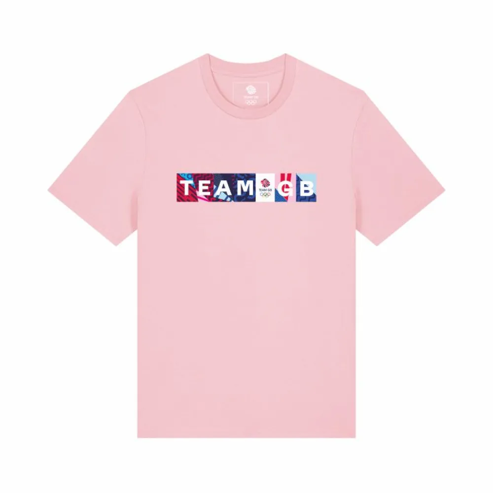 Kids Team GB Montmartre Kid's Pink T-Shirt