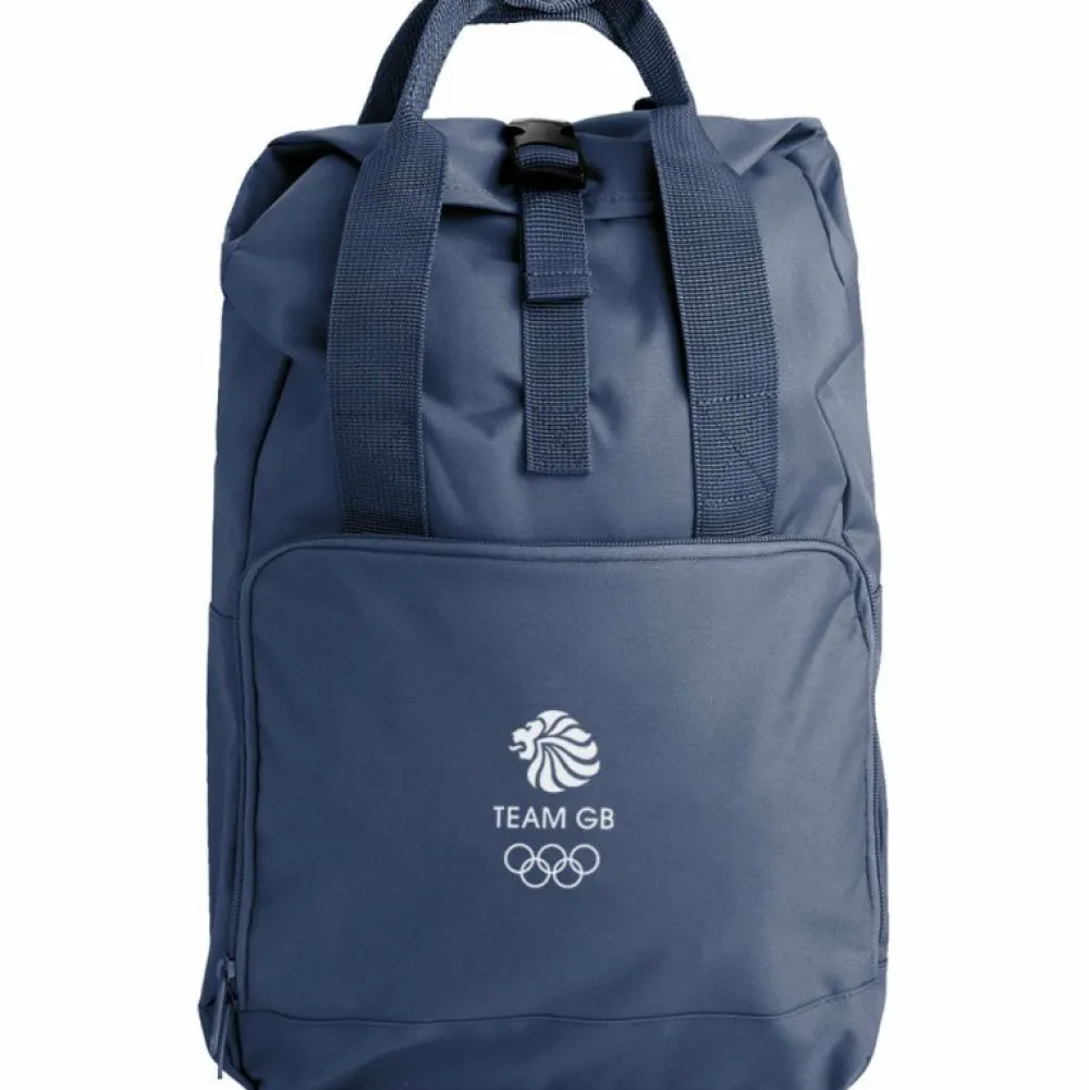 Team GB Roll-Top Backpack - Navy