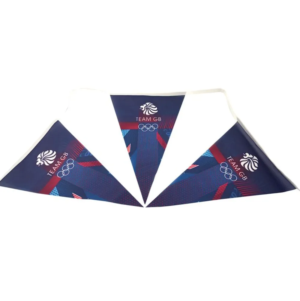 Team GB Supporters Recycled Union Jack Pattern Bunting 5 Metres