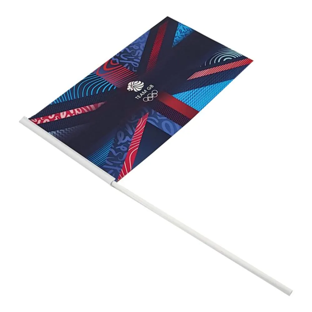 Hampshire Flags Team GB Supporters Union Jack Handwaver Flag x 10 Pack