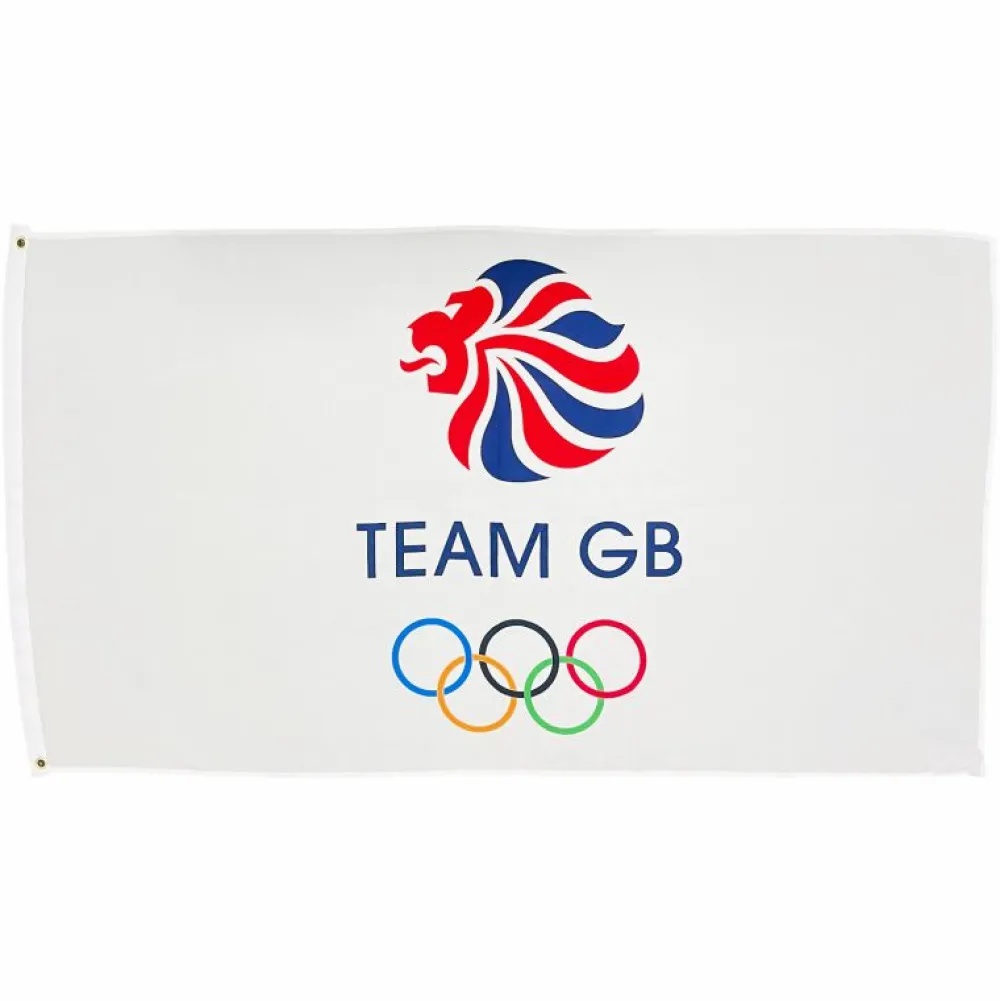 Team GB Supporters White Icon Large Flag