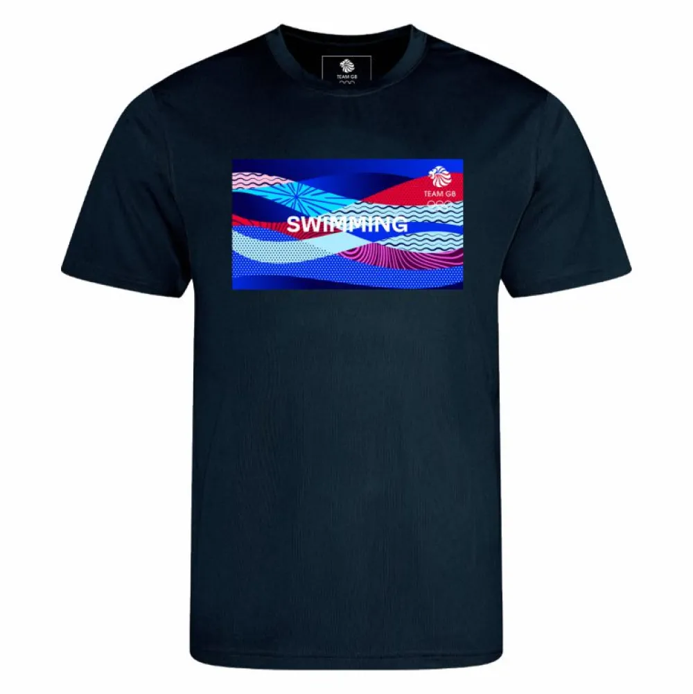 Team GB Swimming Technical T-Shirt